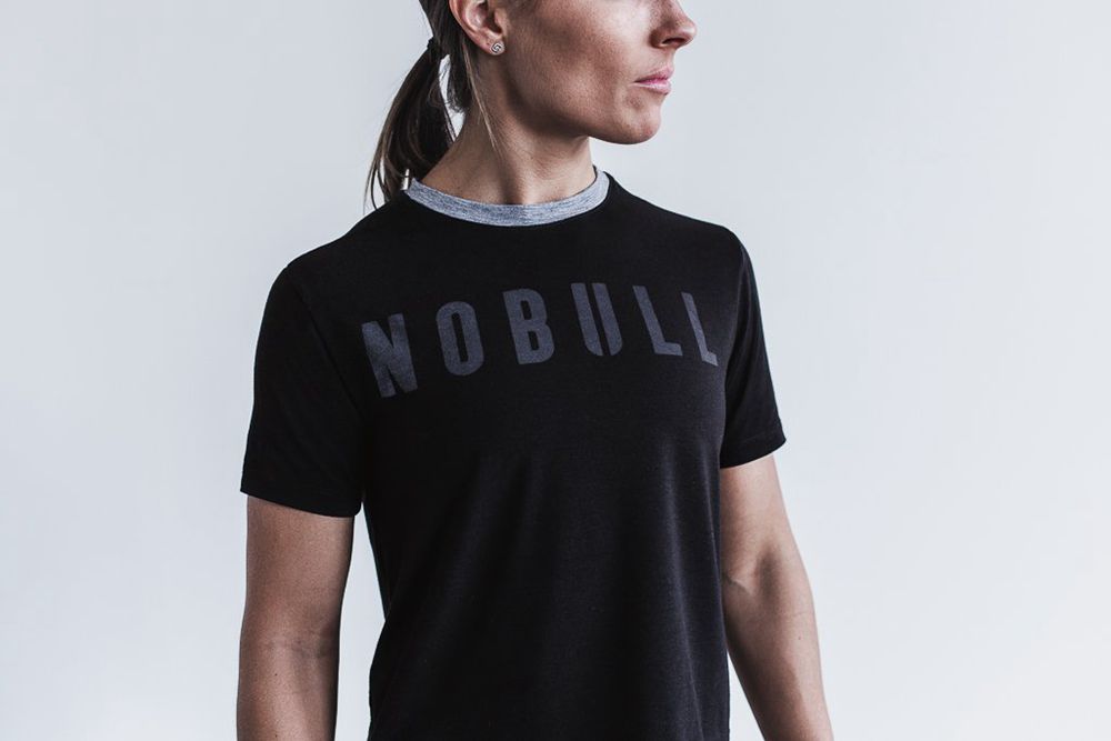 NOBULL Women's Boxy Tee - Black - Ireland (4752ANQOB)